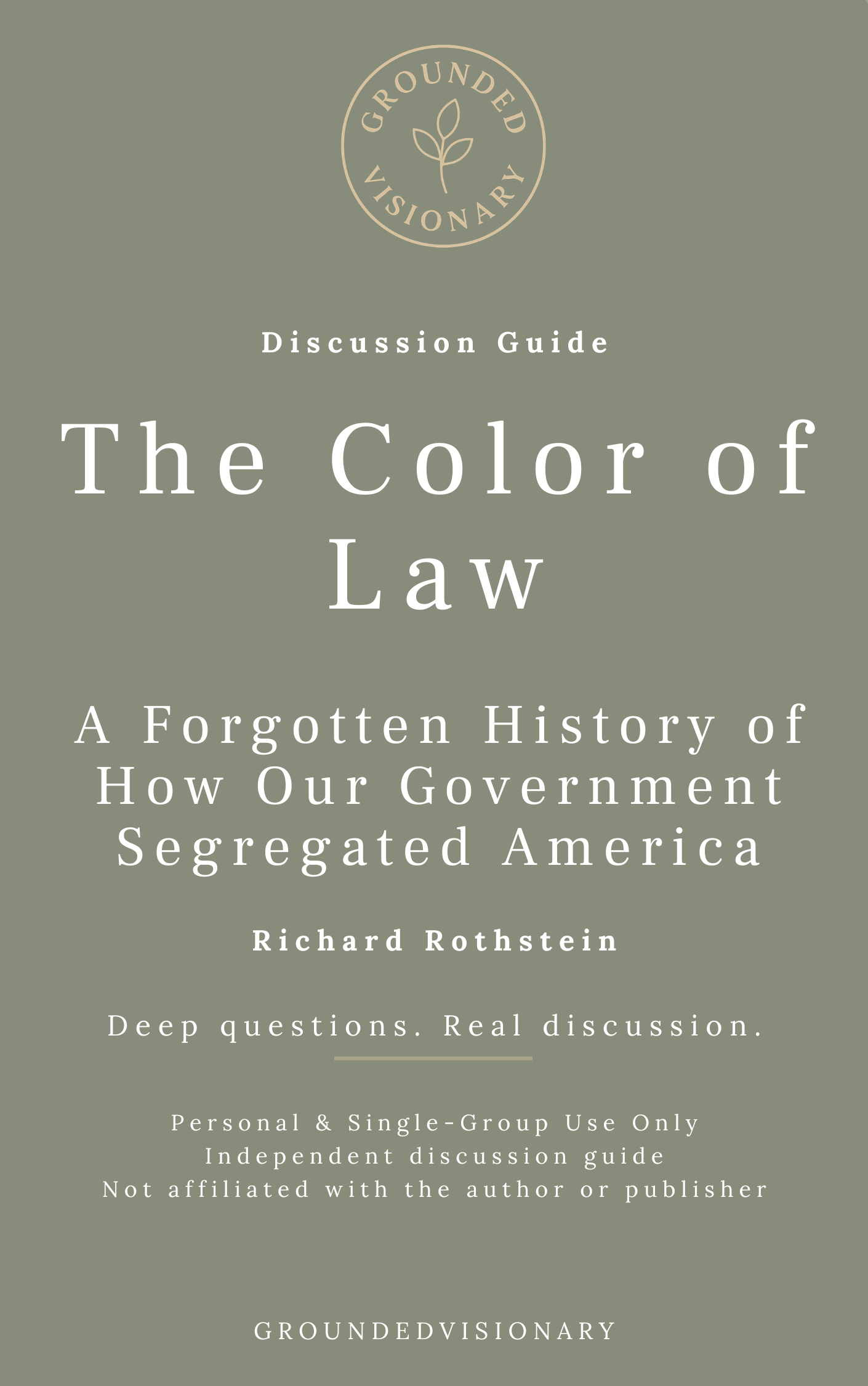 The Color of Law - Discussion Guide