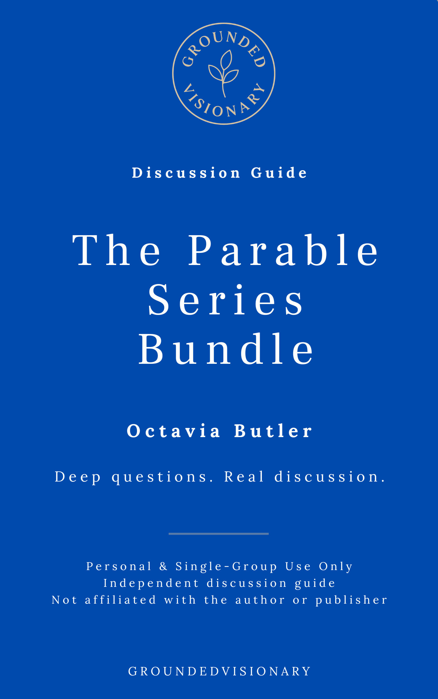 The Parable Series Cross-Book Discussion Guide