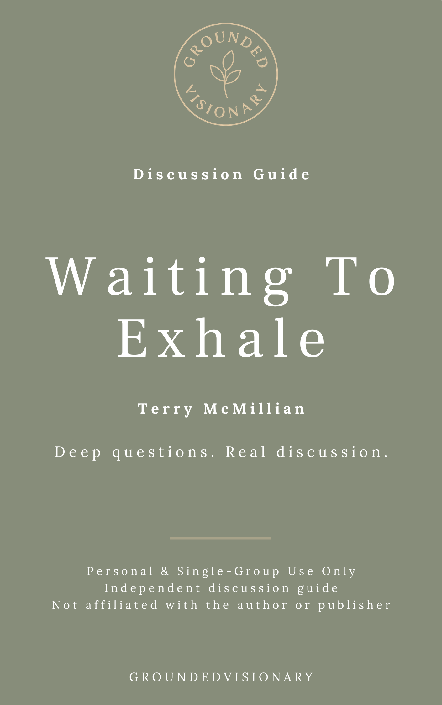 Waiting to Exhale Book Club Kit — Terry McMillan Discussion Guide