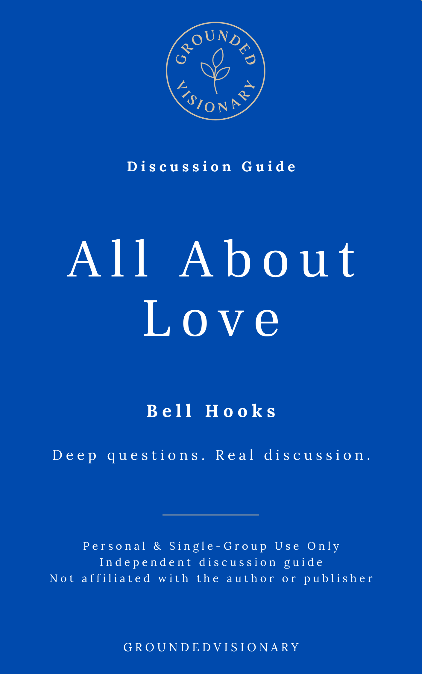 All About Love — Bell Hooks | Book Club Discussion Guide