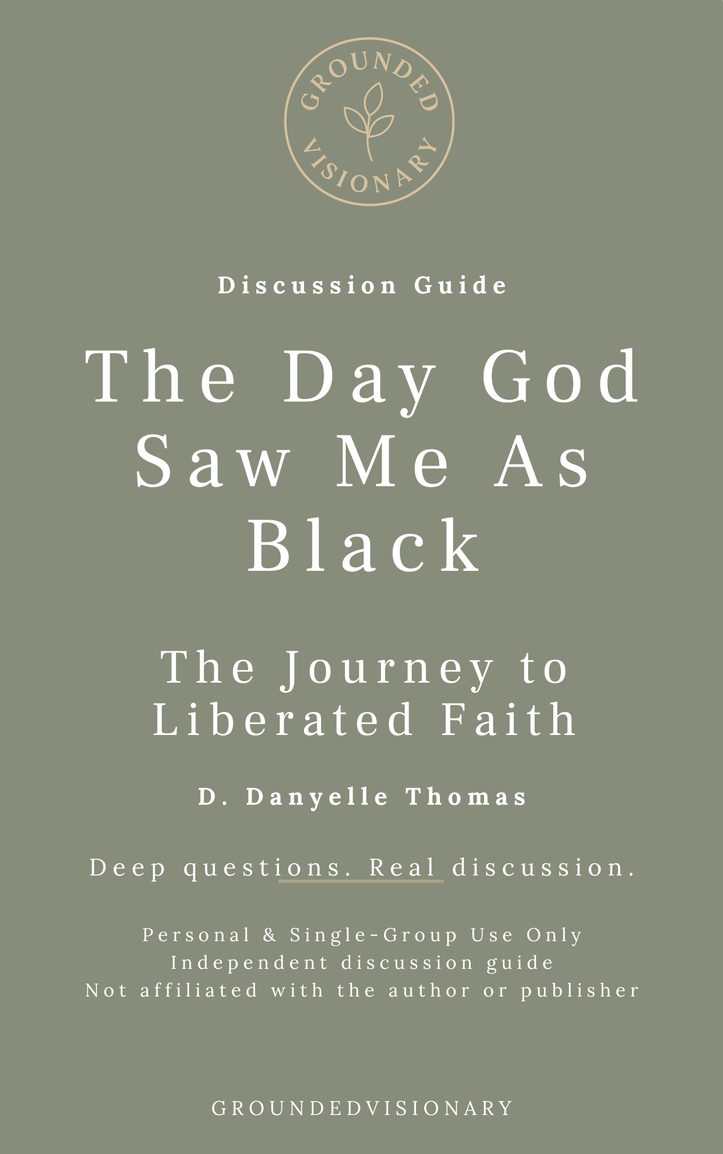 The Day God Saw Me as Black — D. Danyelle Thomas | Book Discussion Guide