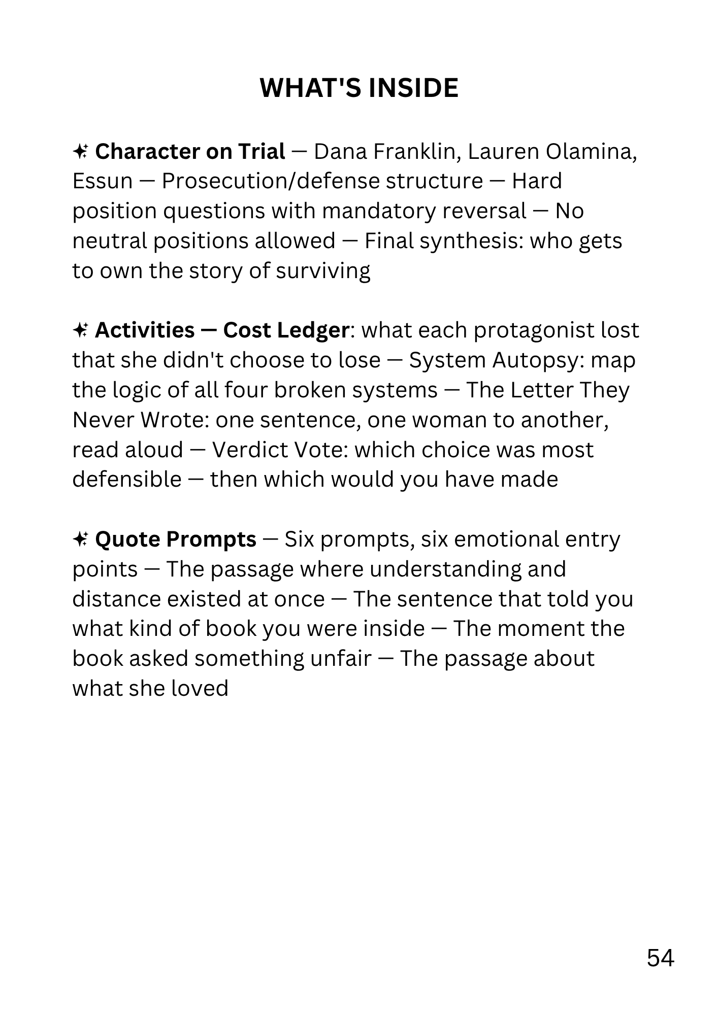 Survival in Broken Systems thematic discussion kit for Kindred, Parable of the Sower, Parable of the Talents, and The Fifth Season