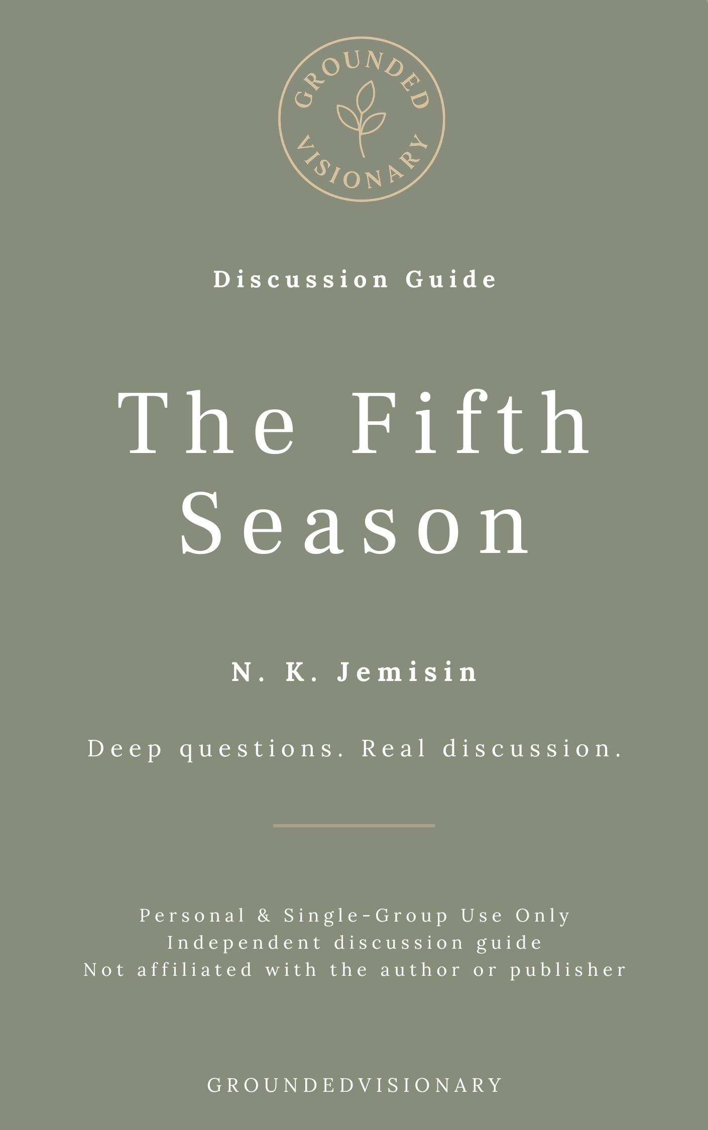 THE FIFTH SEASON - N.K. Jemisin Discussion Guide