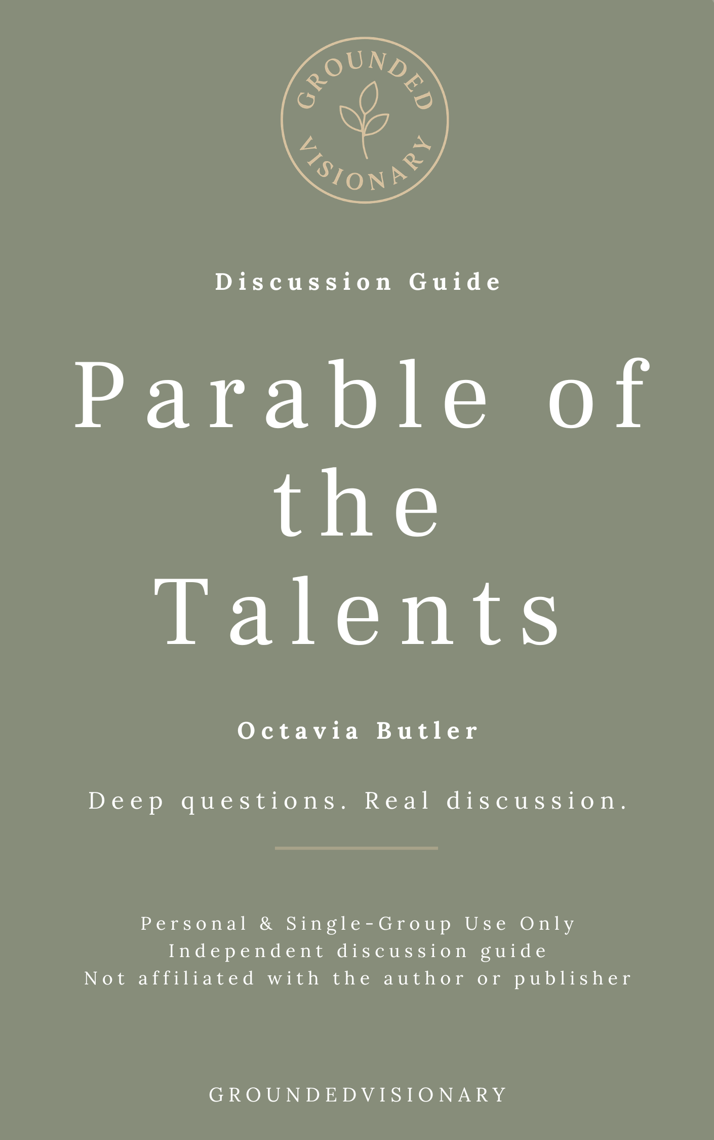PARABLE OF THE TALENTS