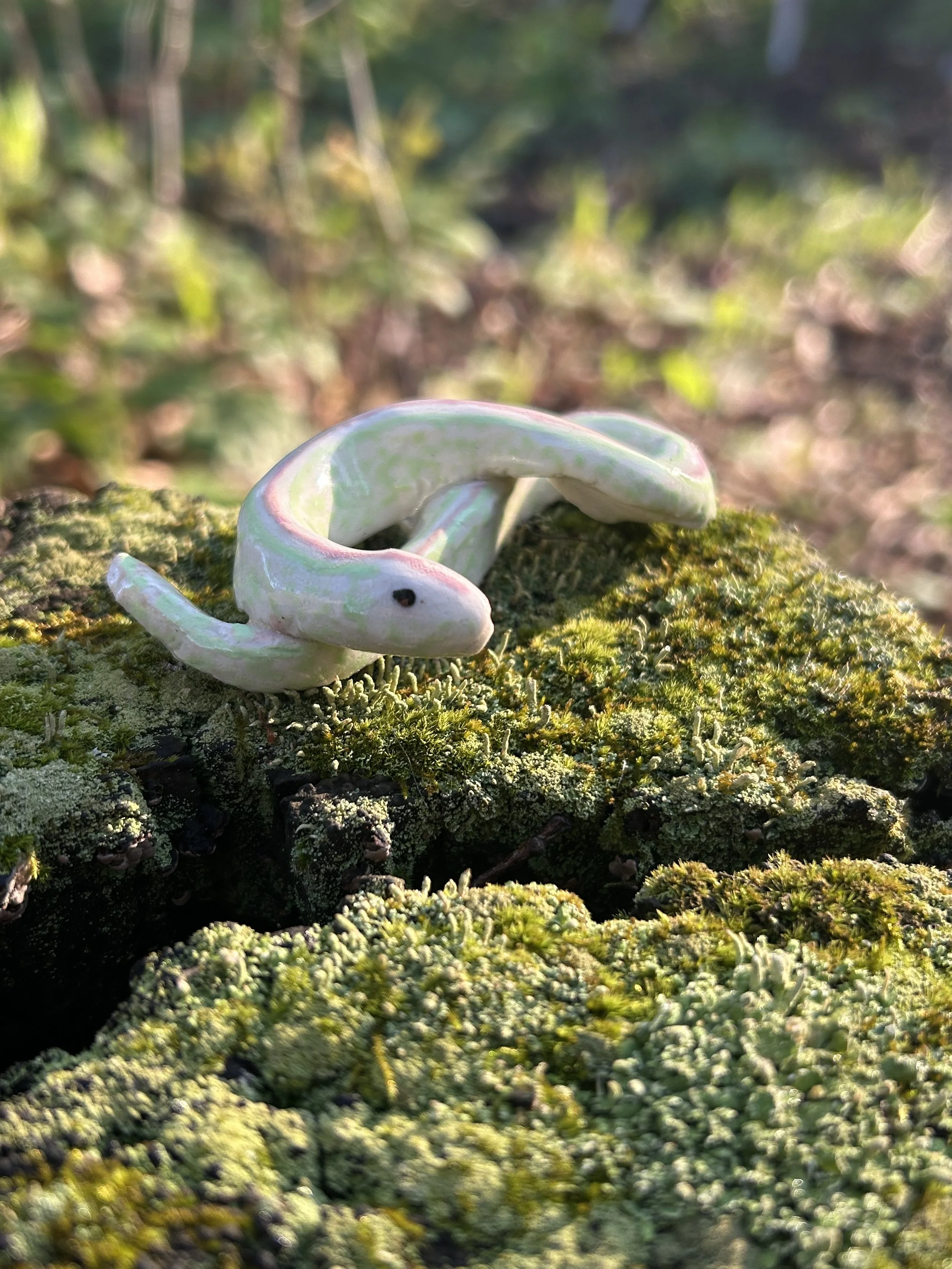 Colorful Tiny Ceramic Snake