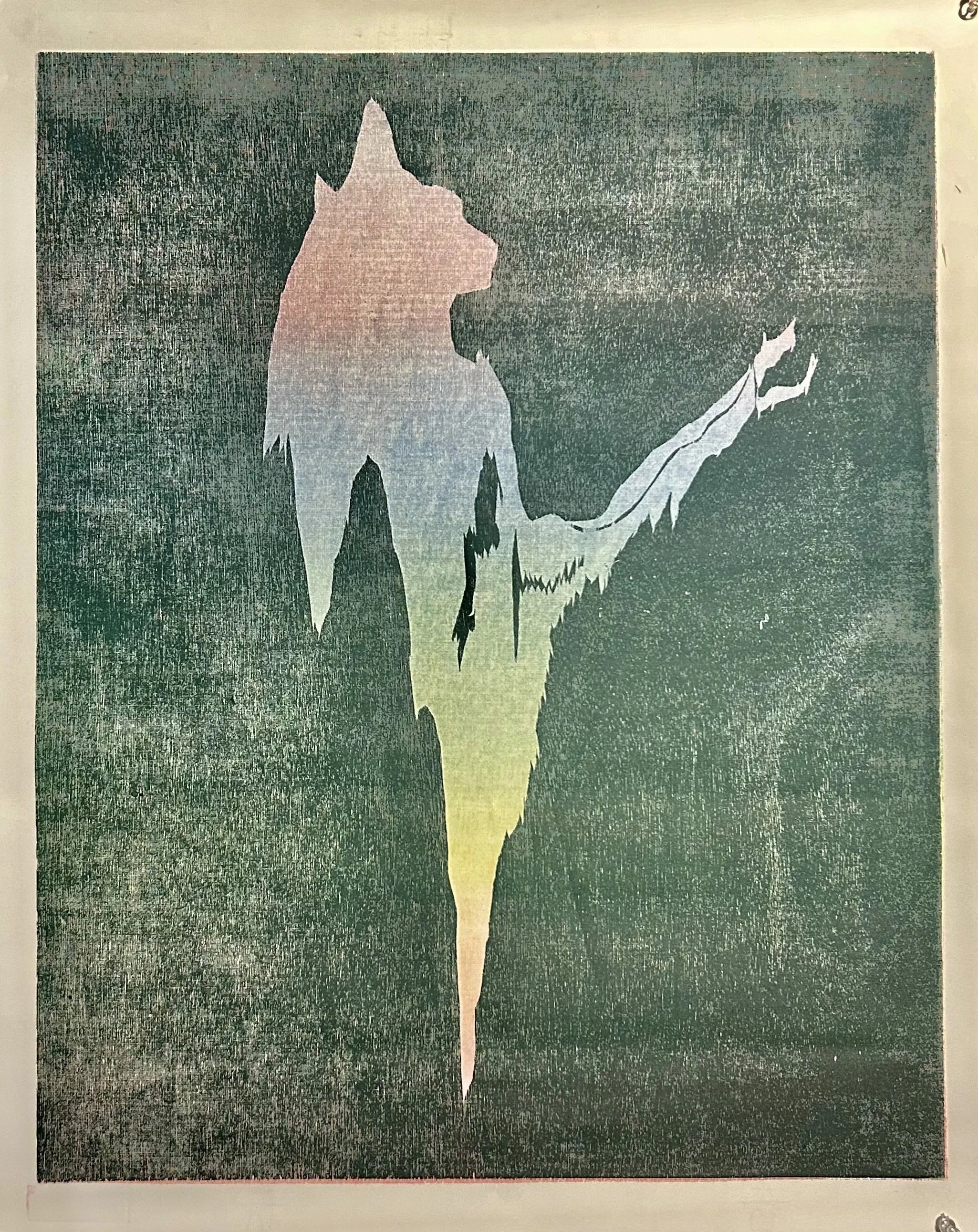 Guardian Of The Waters Limited Run Block Print