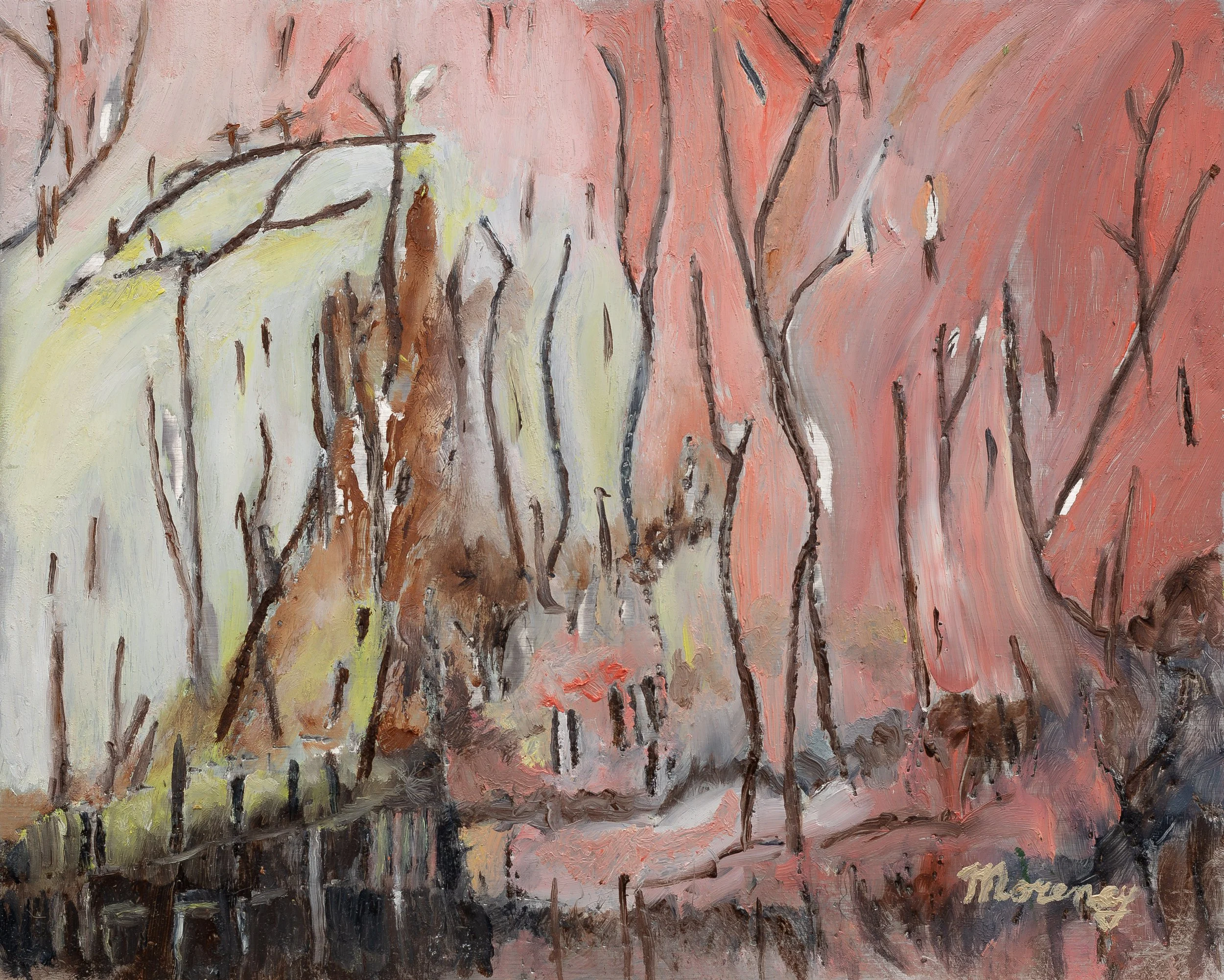 Ambiance au coucher du jour, 8"x10"