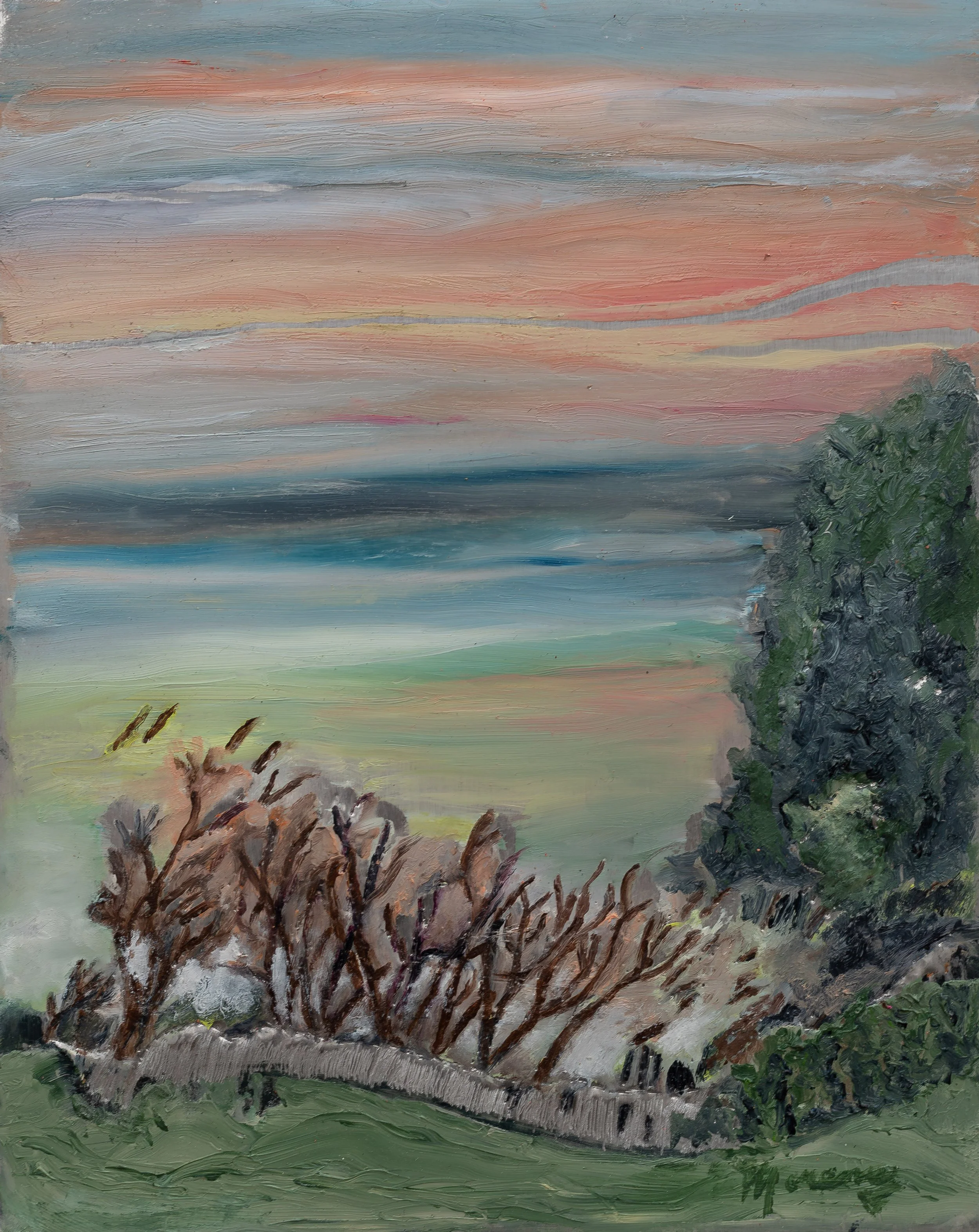 Ambiance de la fin du jour, 10"x8"