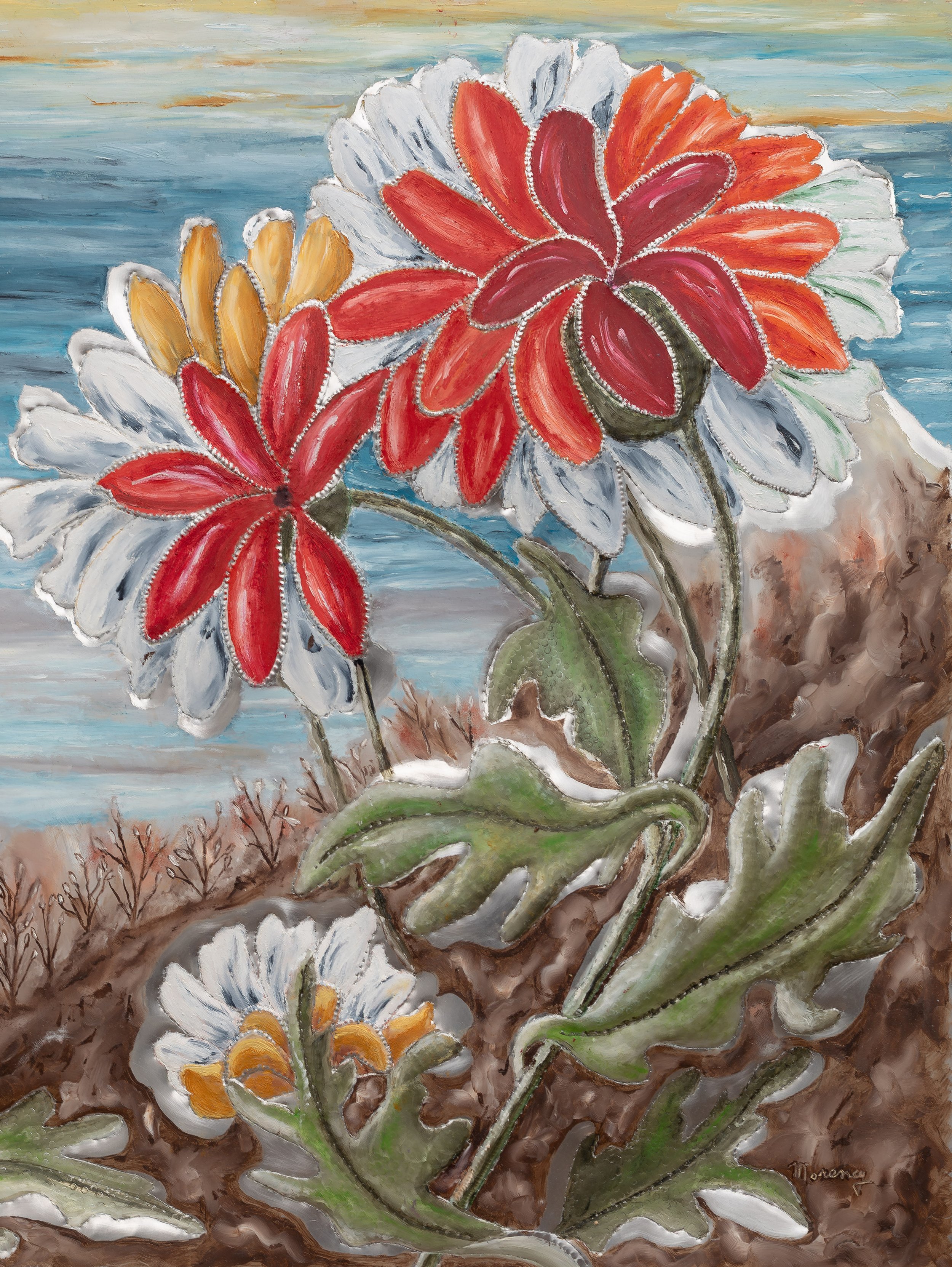 Floraison sauvage, 24" x 18"