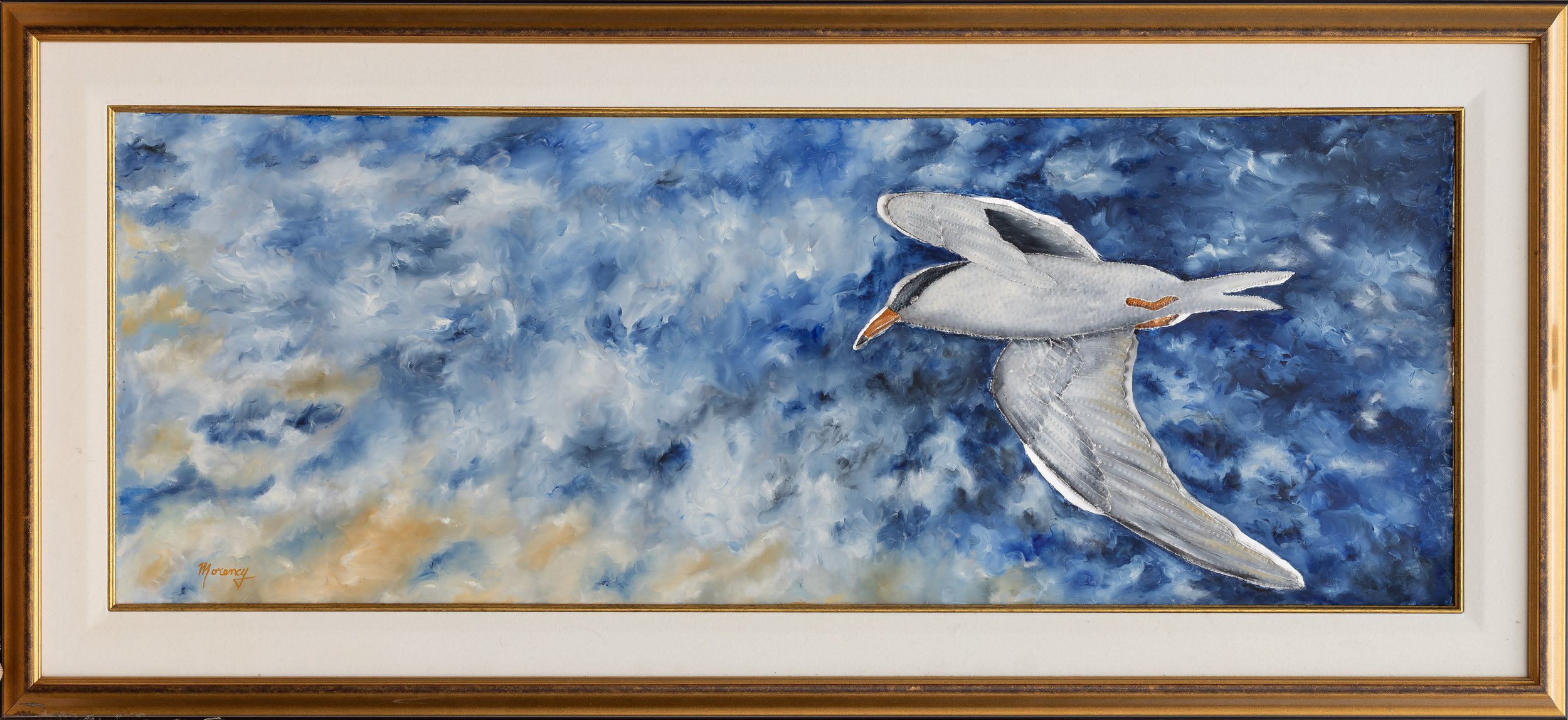 Vol de nuit, 20"x54"