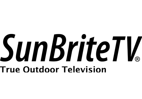 SunBrite TV black and white logo.