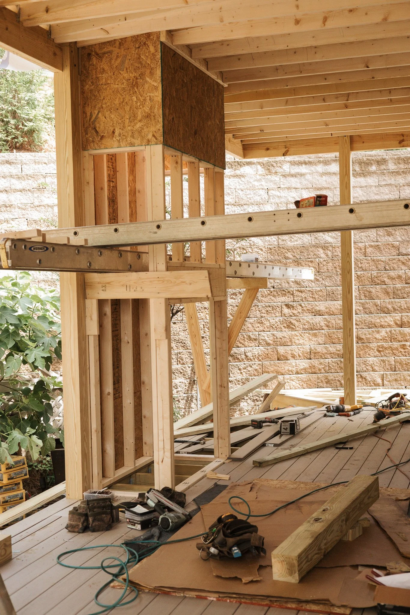 a back deck build in marietta ga