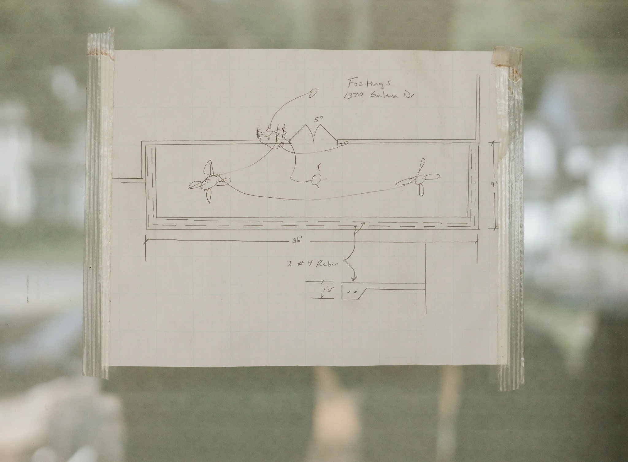 Architectural project sketch by John Temmel General Contractor in Metro Atlanta
