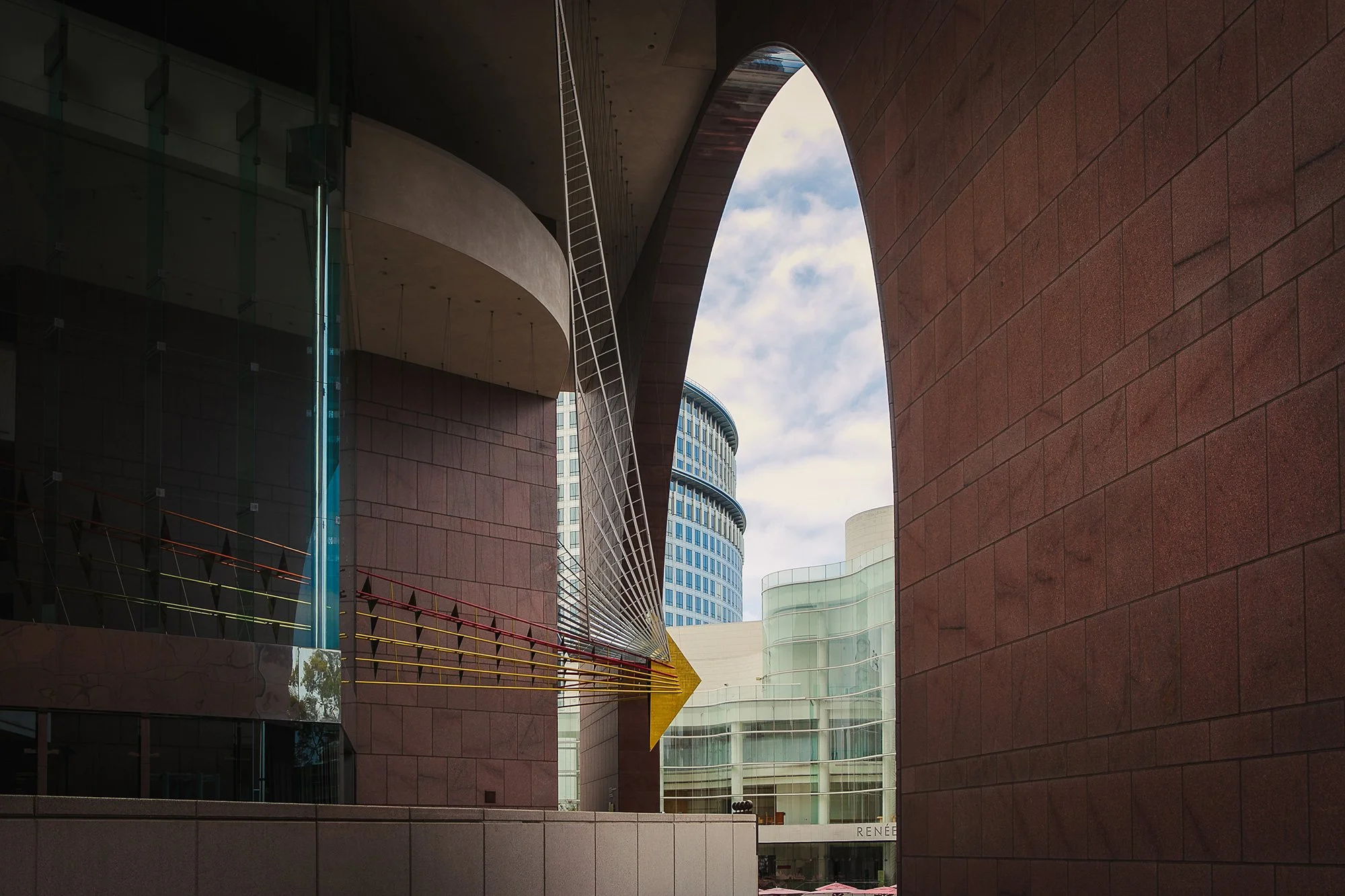 Exterior of office building