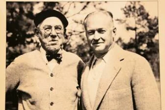 Above is a photo of Marshall Parshall and the great, Bobby Jones in 1954.
