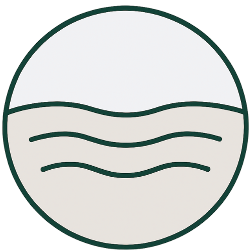 icon conveying static wrinkles on the top layers of the skin