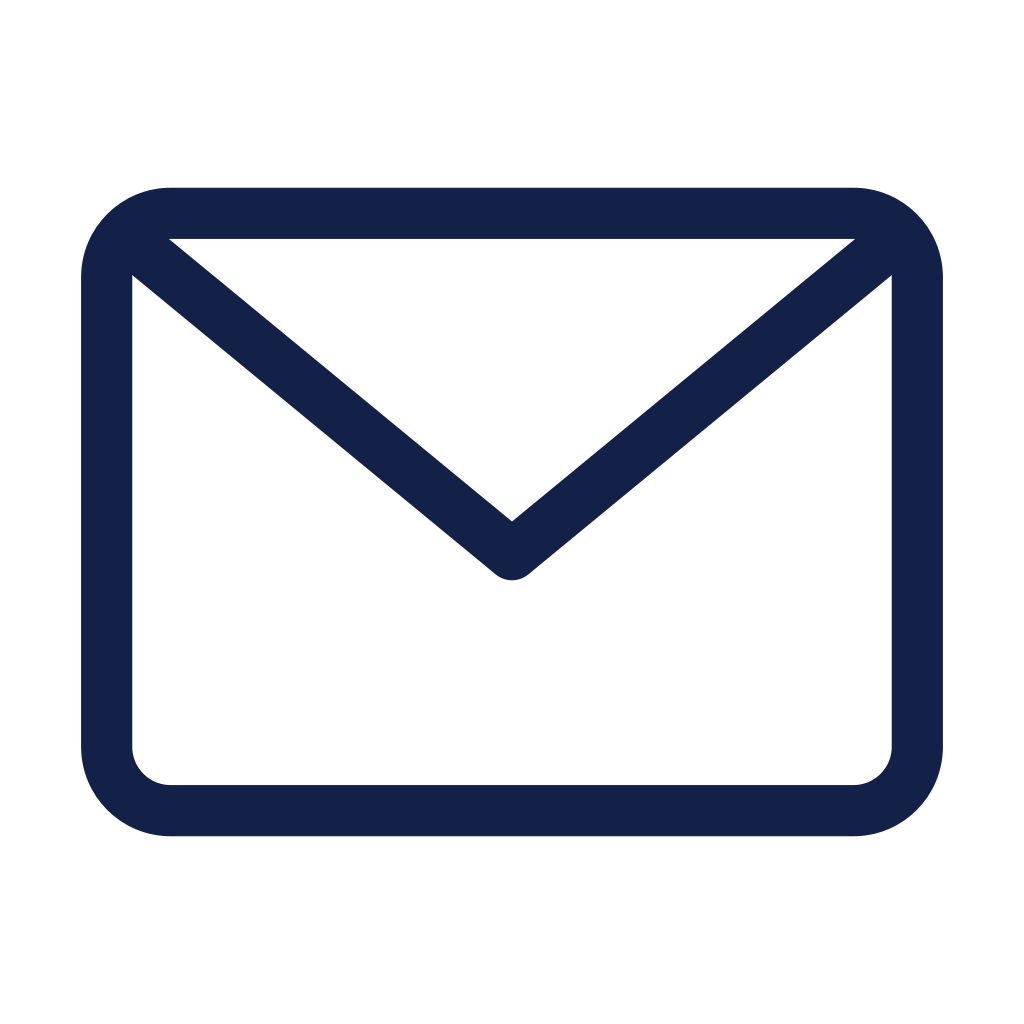 Icon of an envelope indicating email or message