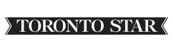 Logo of the Toronto Star newspaper with black background and white text.