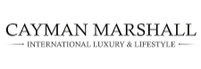 Cayman Marshall logo with the tagline 'International Luxury & Lifestyle'