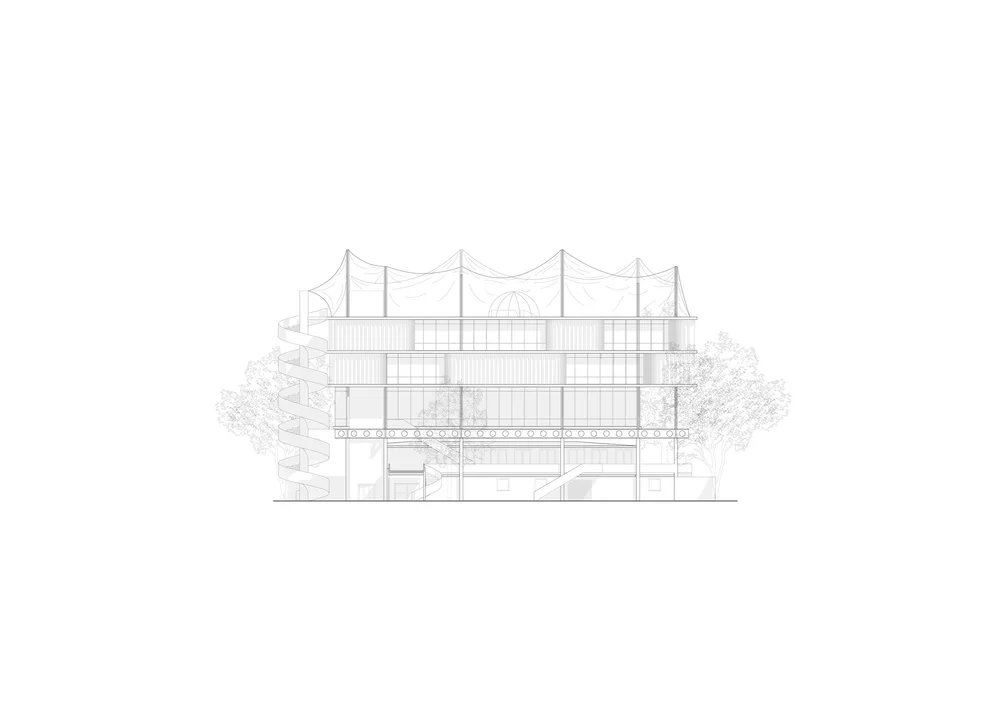 West elevation