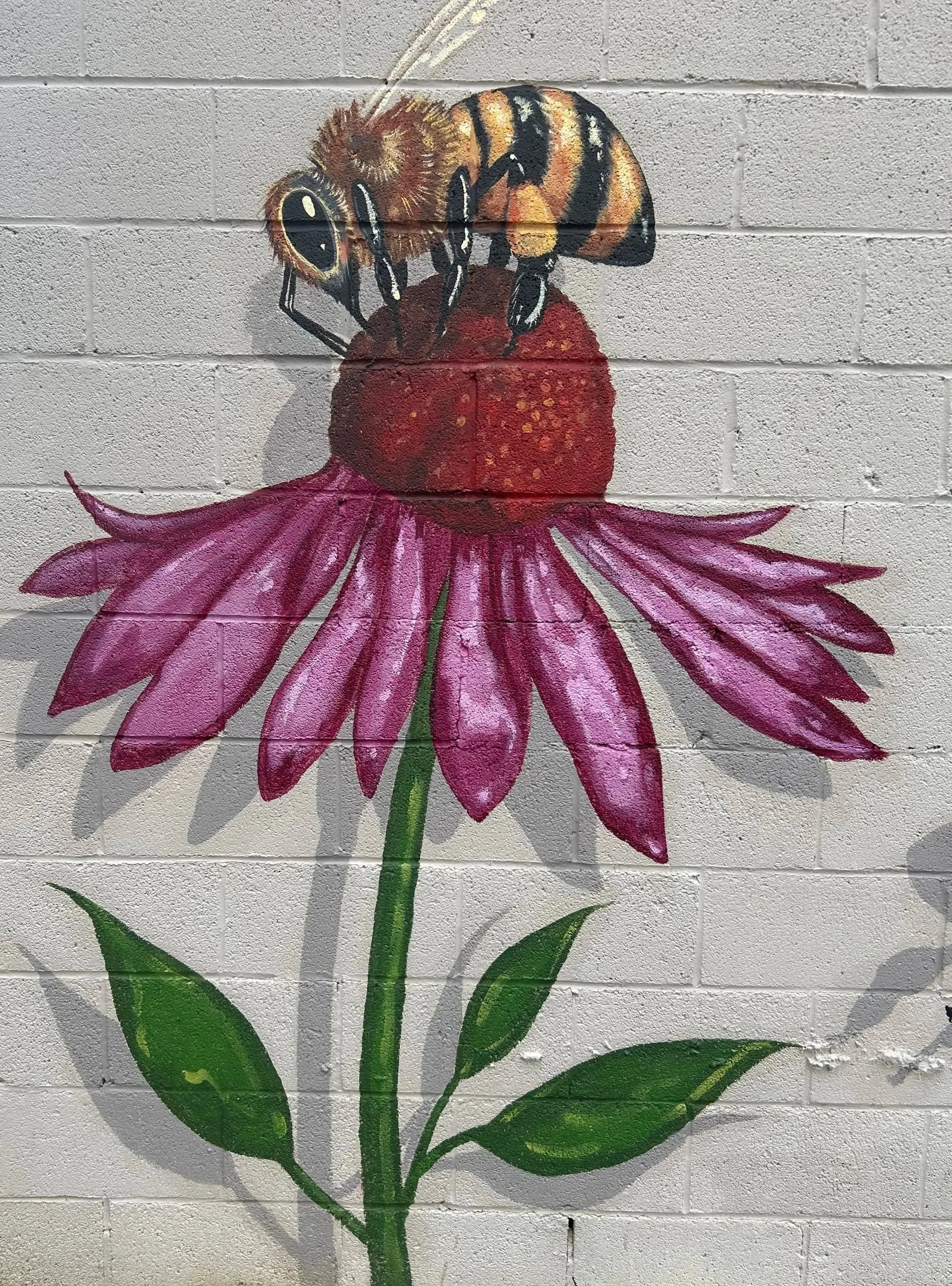 Portion of Mural at Dry Ridge Gallery by Matt Willey