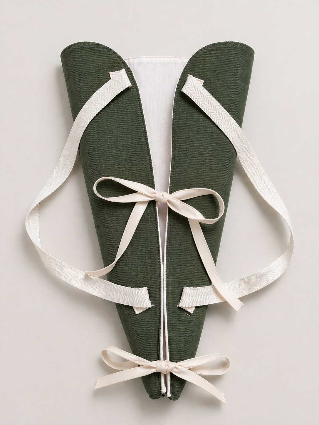 "MARGOT" Green + Blush Flower Tote