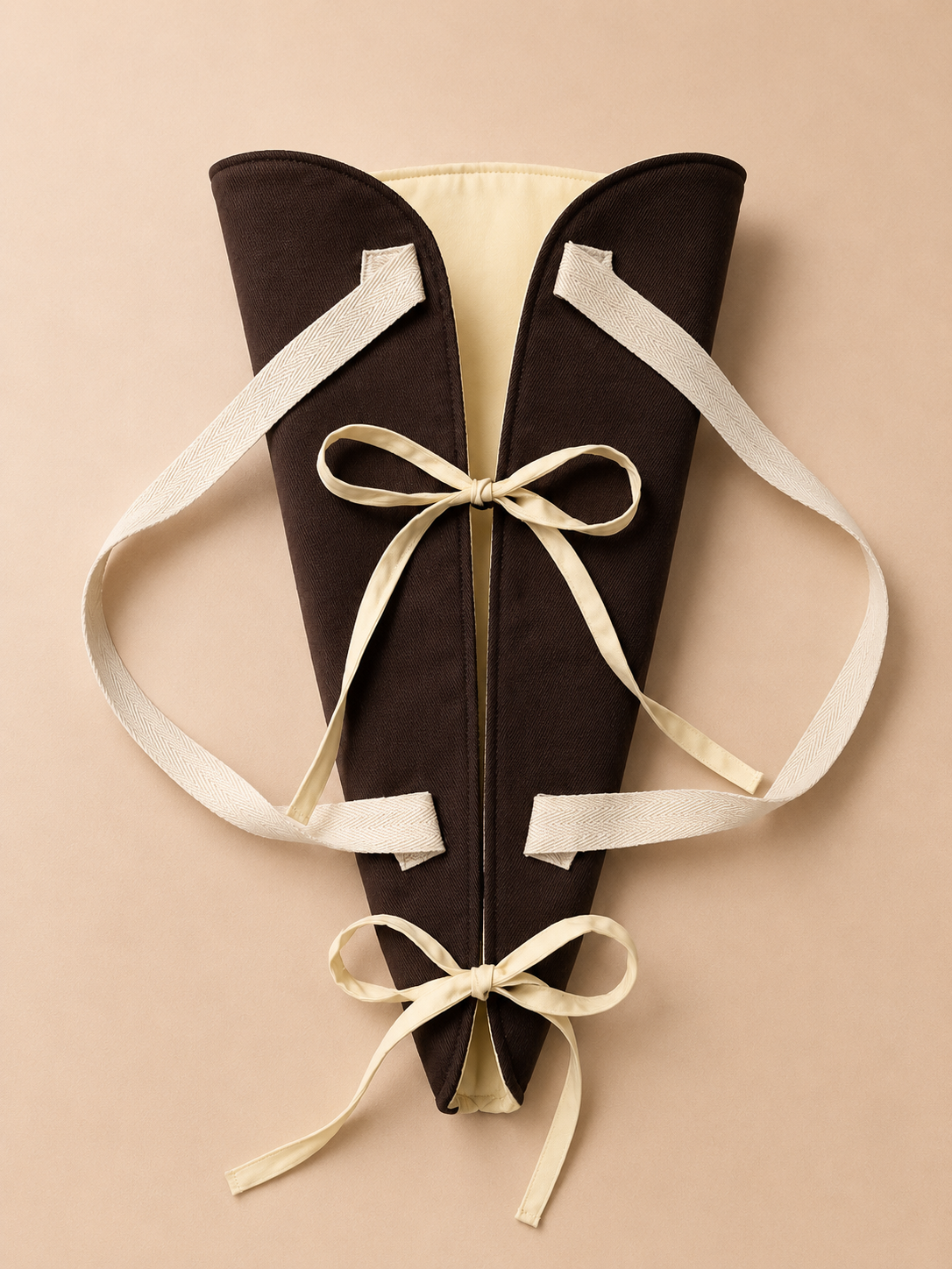 "DAISY" Brown + Buttermilk Yellow Flower Tote