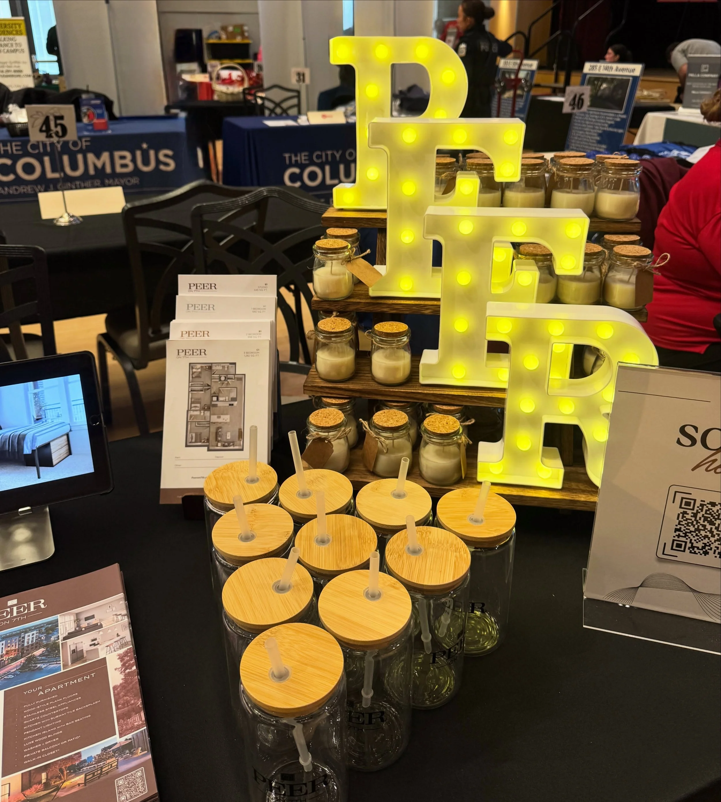 We loved meeting so many students at the OSU Housing Fair last week! ❤️ Didn&rsquo;t get a chance to stop by? Come check out Peer for yourself! Click the link in our bio to schedule a tour ✨