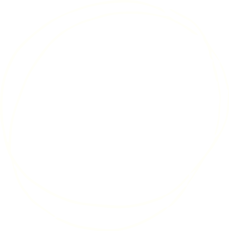 Black circle with white sketchy concentric circles.