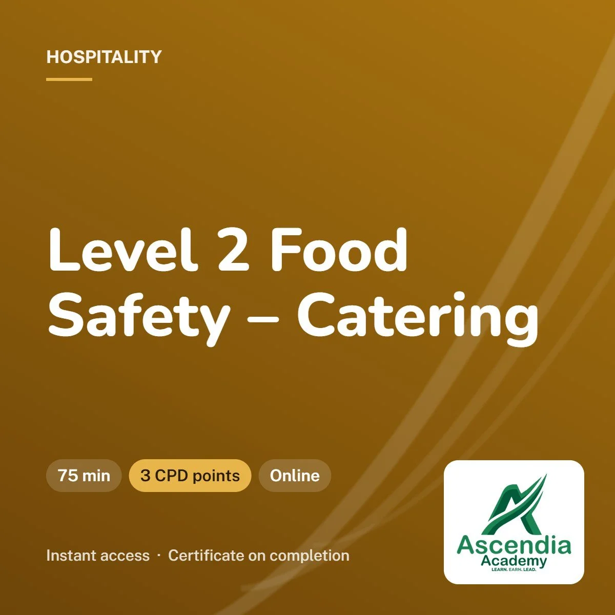 Level 2 Food Safety – Catering