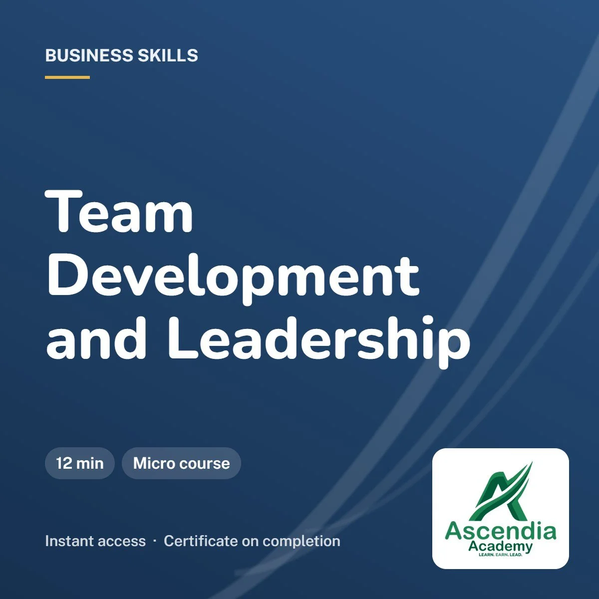 Team Development and Leadership