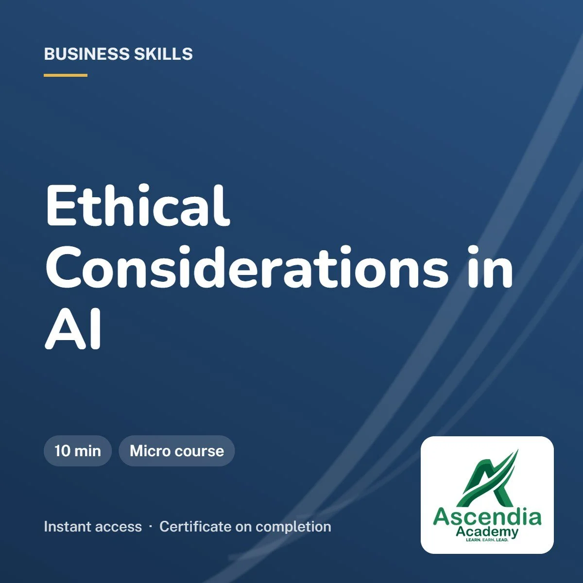 Ethical Considerations in AI