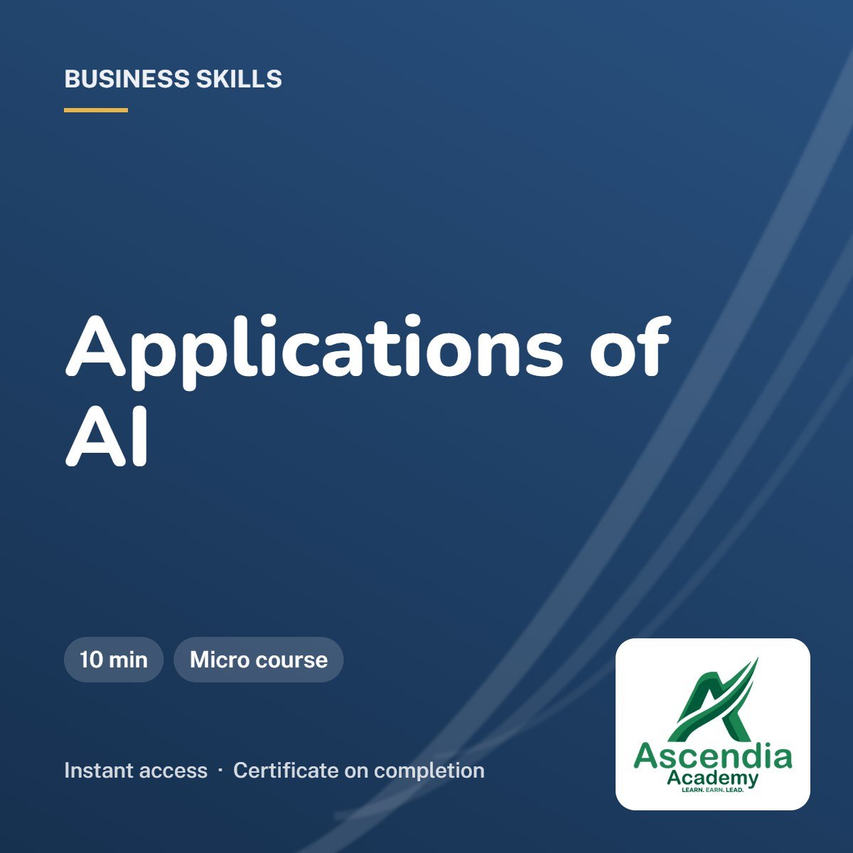 Applications of AI