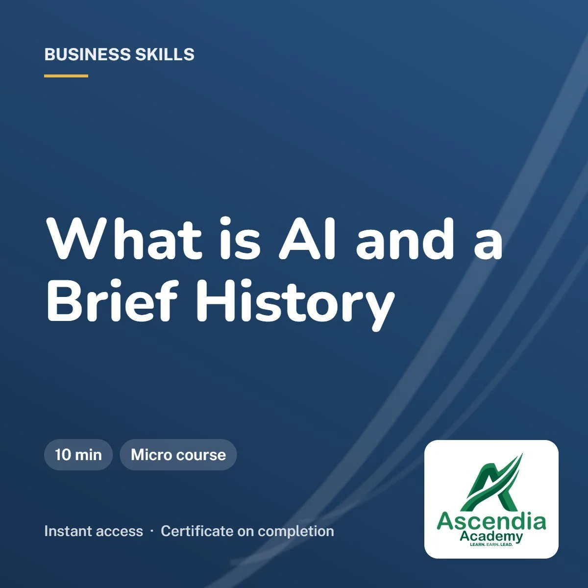 What is AI and a Brief History