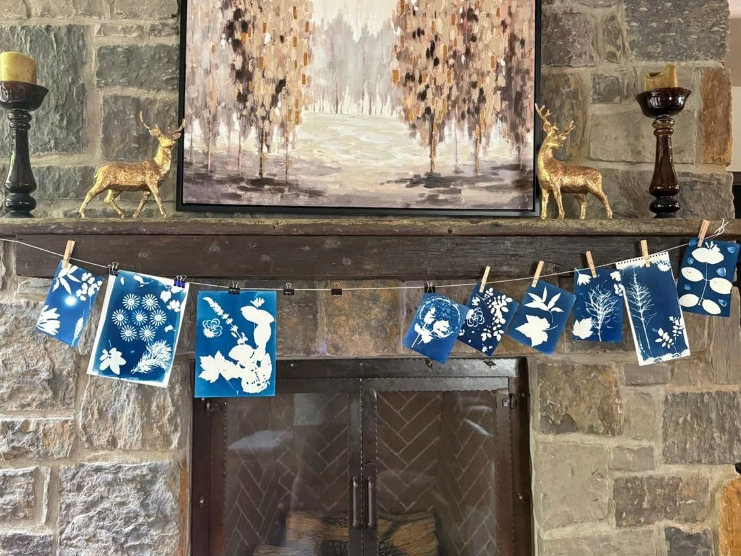 my first private workshop of 2026 ☀️

Eight friends gathered from across the world to meet in Whitefish, Montana for bonding, healing, playfulness and exploration &mdash; and I got to be a small part of it. 

Cyanotype sessions are a practice in mind