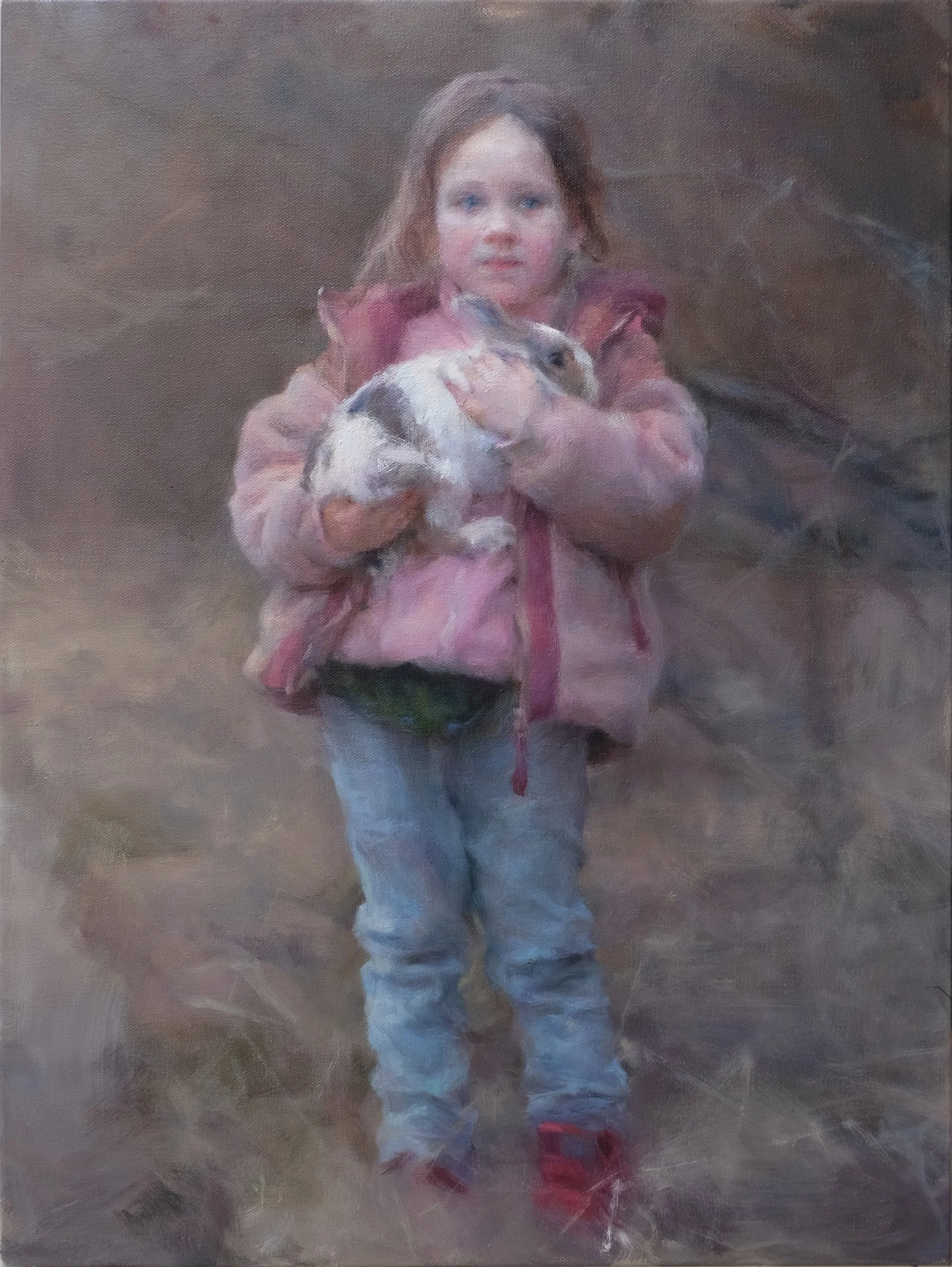 A Gentle Hug - 18x24" Oil