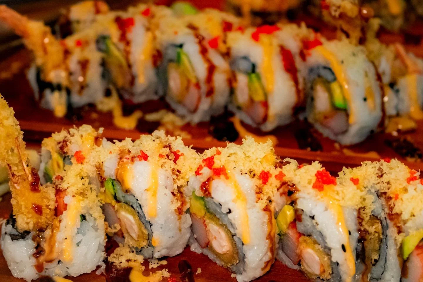 Looking for dinner plans? 👀 If you&rsquo;re craving fresh sushi rolls AND sashimi, our Love Boat for Two gives you high-quality and a great deal!

For $72, you get:

🍣 12 pieces of sushi
🐟 15 pieces of sashimi
✨ 2 chef&rsquo;s special rolls

It&rs