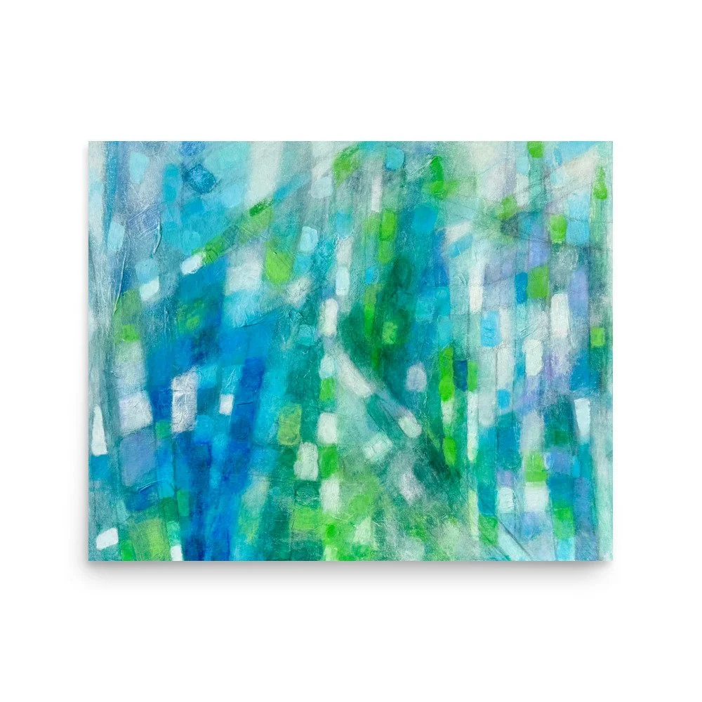 Shop Prints: Blue Forest - 14 x 11 in. - unframed