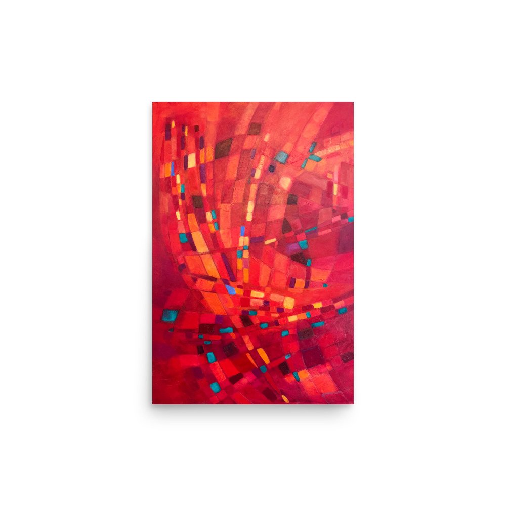 "Fractured Perception" Print 12 x 18 in. - unframed