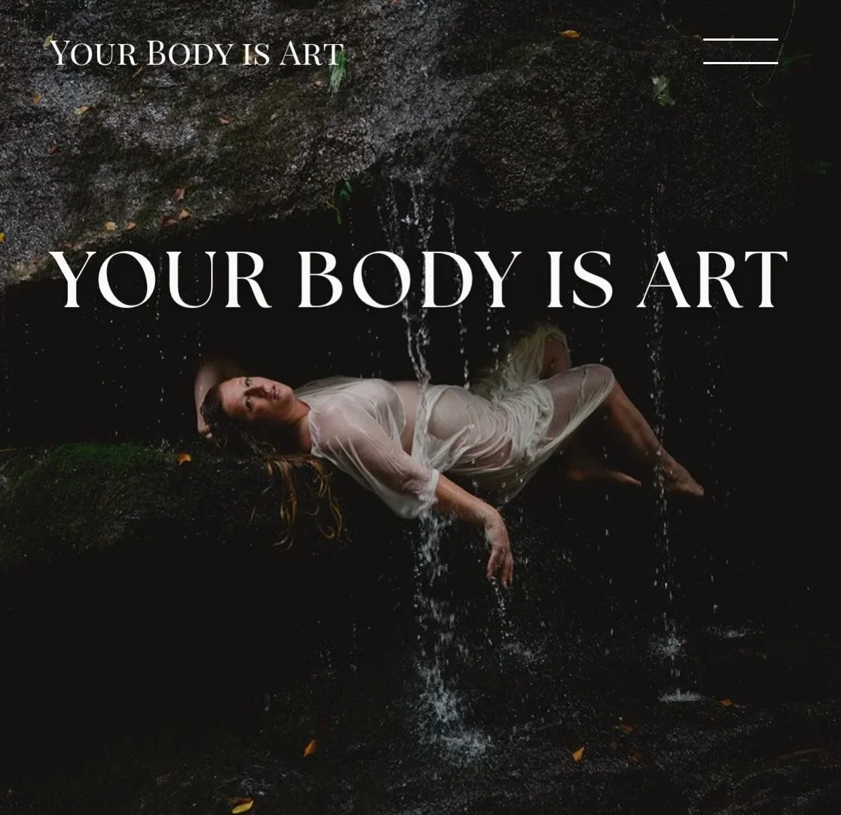 Today I&rsquo;m launching my new web site into the world! 

www.yourbodyisart.co

The web site says all I want to say ✨so you should go look around.

While I will absolutely still be photographing families, legacy, and weddings-this is where my heart