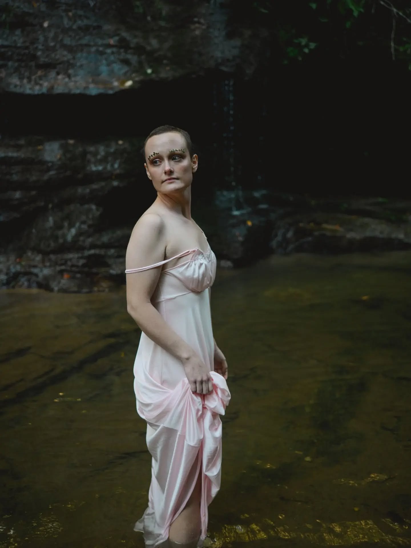 Photograph of Ang from my first Play Day last month right before our candlelit dinner all together. 
Photographing Ang feels so alive. I'm really big on co-creation. In fact I'm positive that IS the magic in my work. Opening myself to the unexpected 