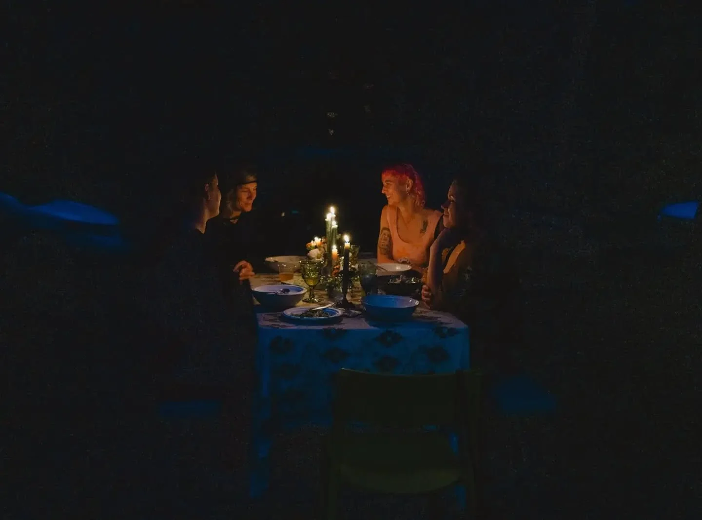 Do you know how delightful it is to be a grown ass woman and have four women show up to your birthday party decked out to celebrate? 
How it feels to be shoving down feelings of being silly for wanting a little party in your yard for weeks only to fi