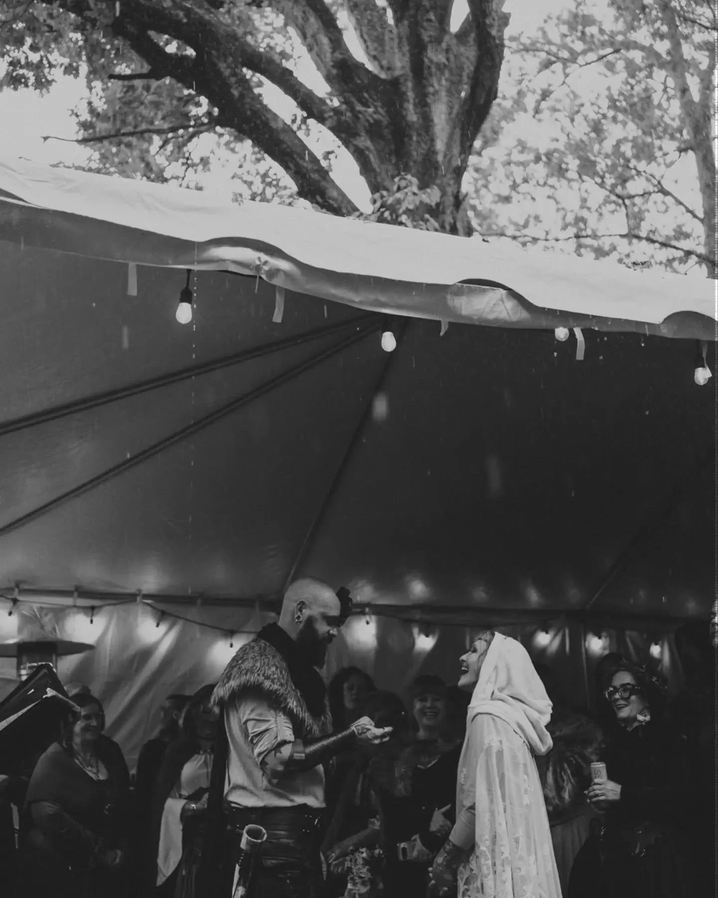 As long as we still take time to gather and celebrate love in the midst of hard shit, there is hope for the world. 
This hurricane backyard wedding was not as planned, and it was stressful (to the bride and groom) and wet....but it was so rich with c