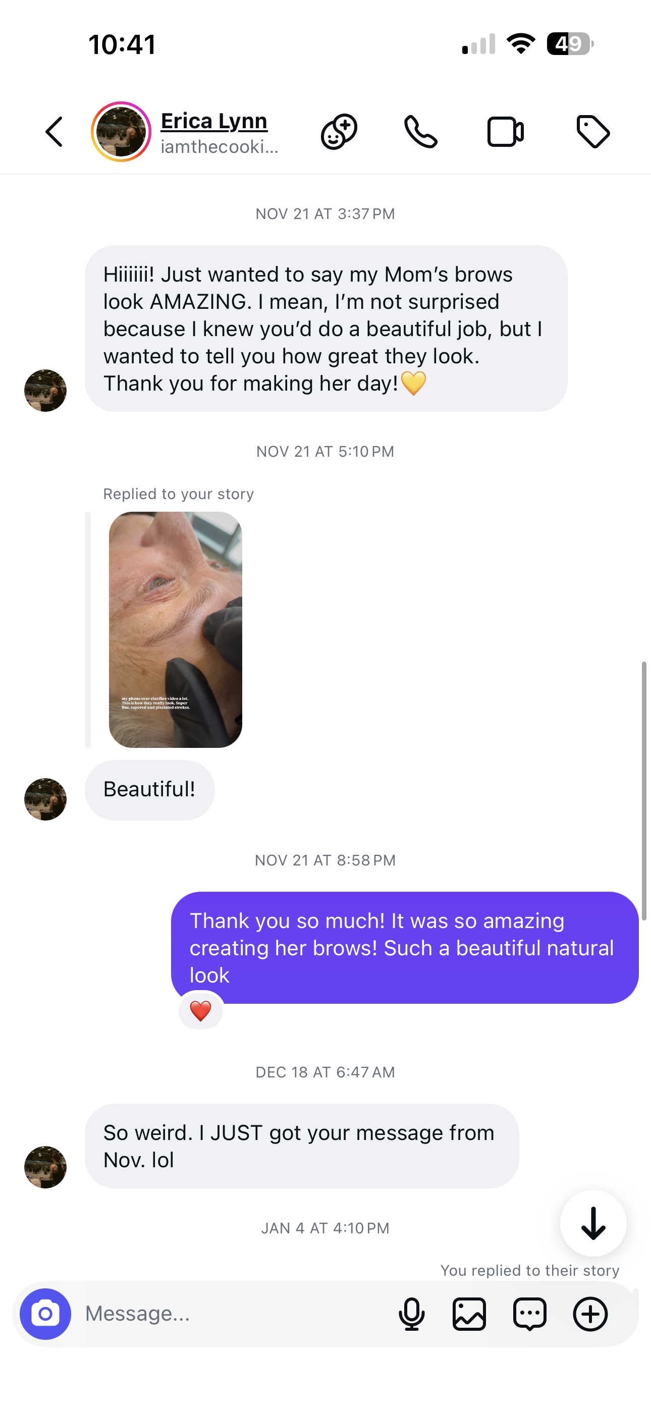Client love