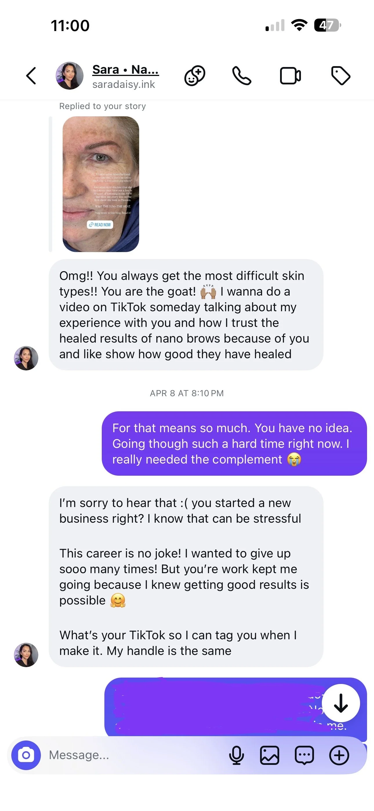 Client and Artist review