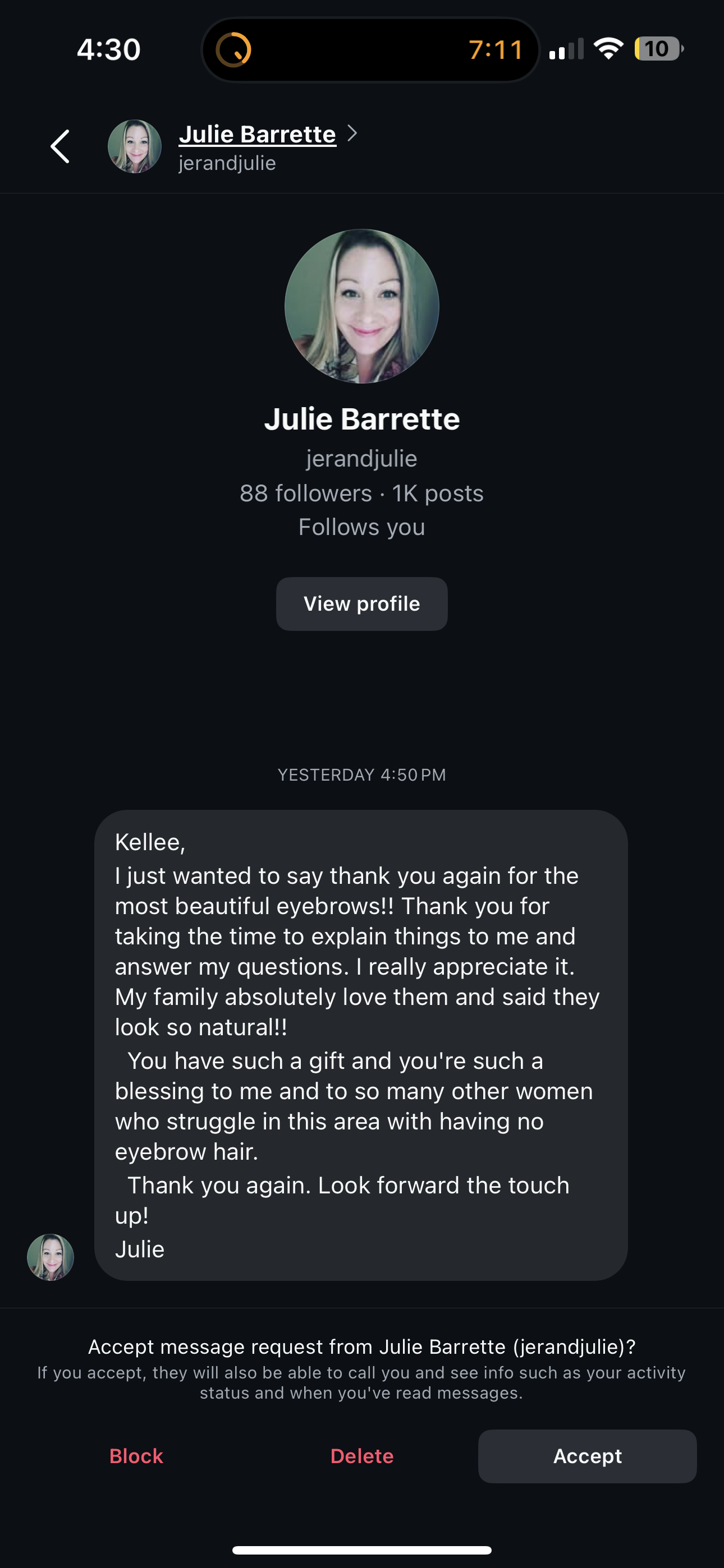 Client love