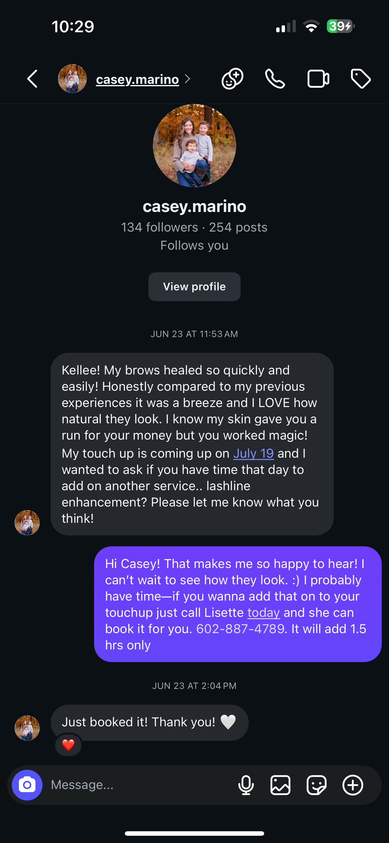 Client trust