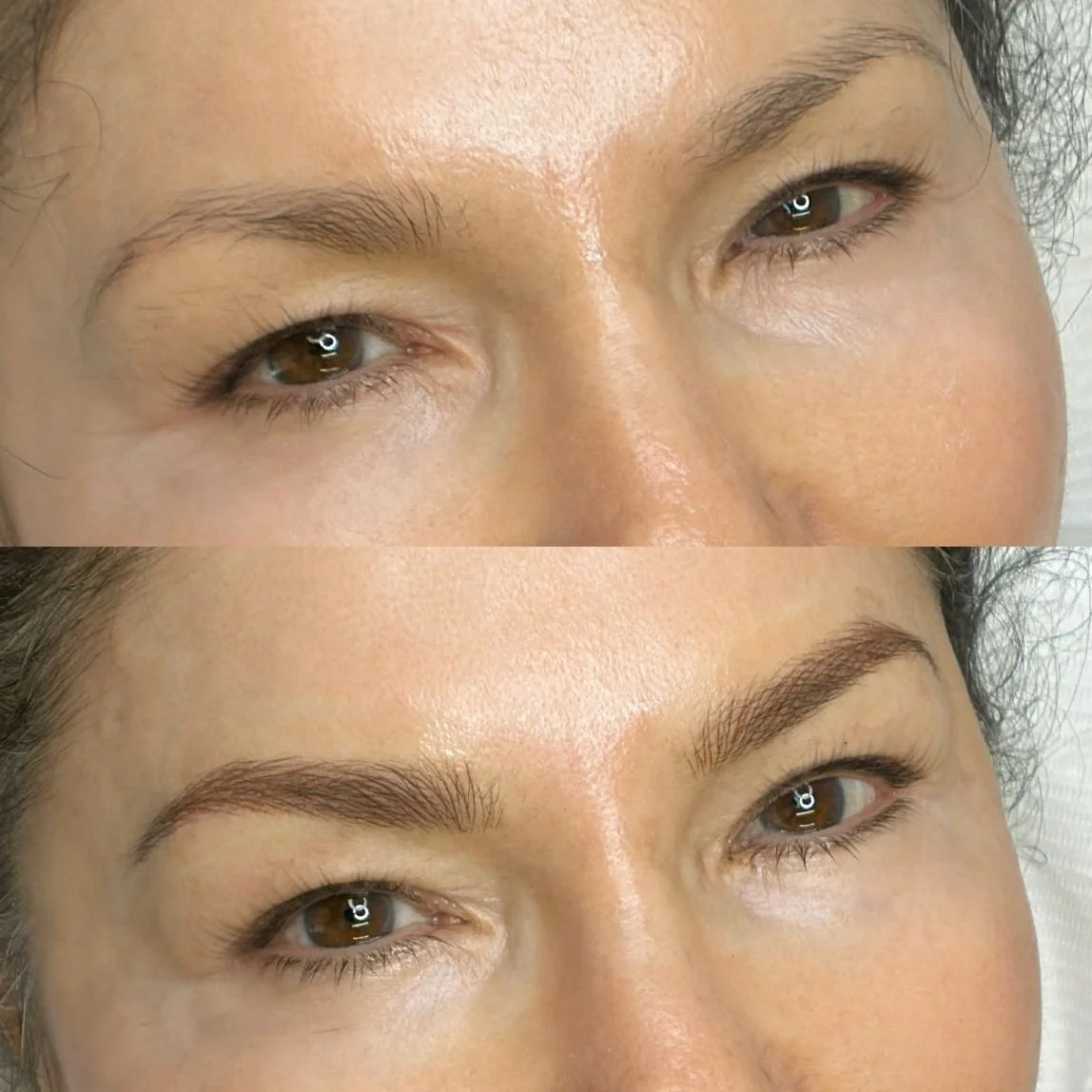 Combo Brow (Machine Hairstrokes + Shading) by Kellee