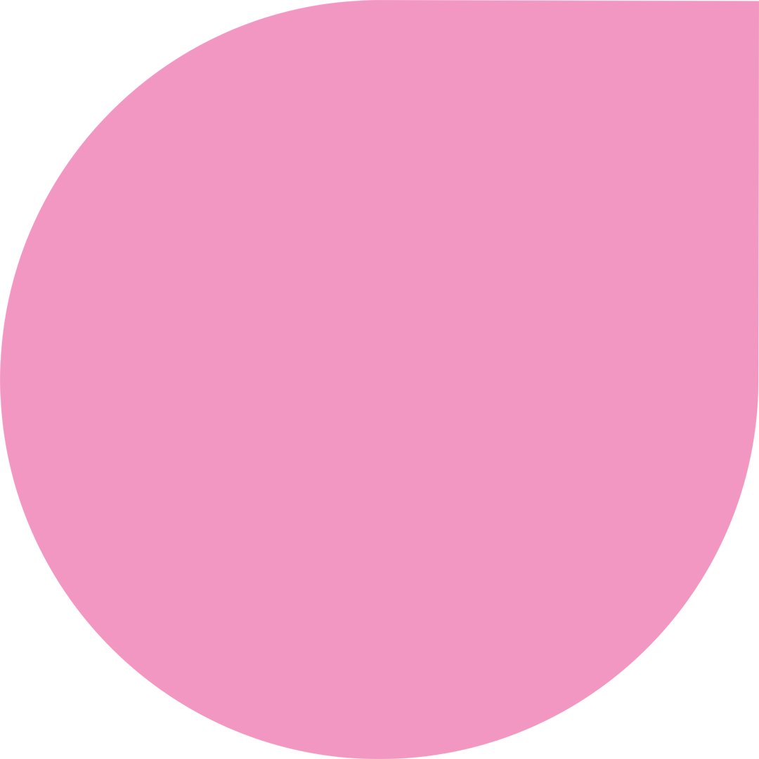 Large pink circle on a black background.