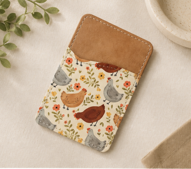 Cottage Hen Phone Wallet